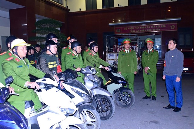 Các tổ công tác Đội Cảnh sát hình sự Đặc nhiệm – Công an TP Hải Phòng chuẩn bị lên đường tuần tra, mật phục, đấu tranh phòng chống tội phạm và tệ nạn xã hội, góp phần giữ bình yên thành phố Cảng.