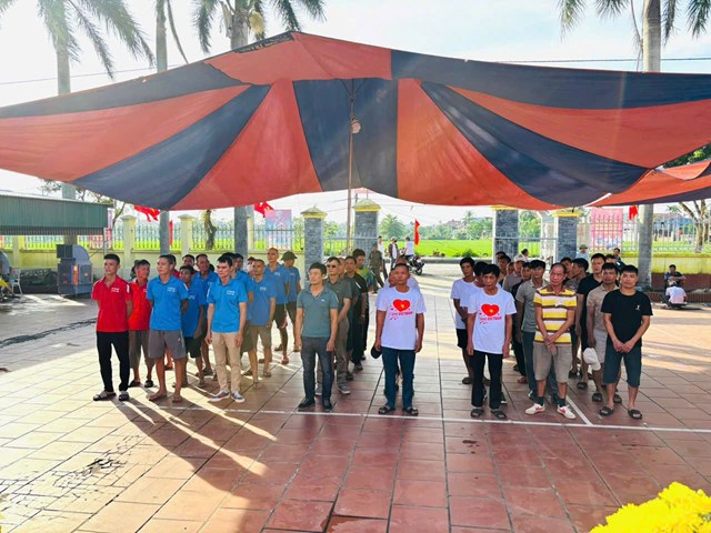 Lễ diễu hành, tập hợp lực lượng các đội tham gia hội thi