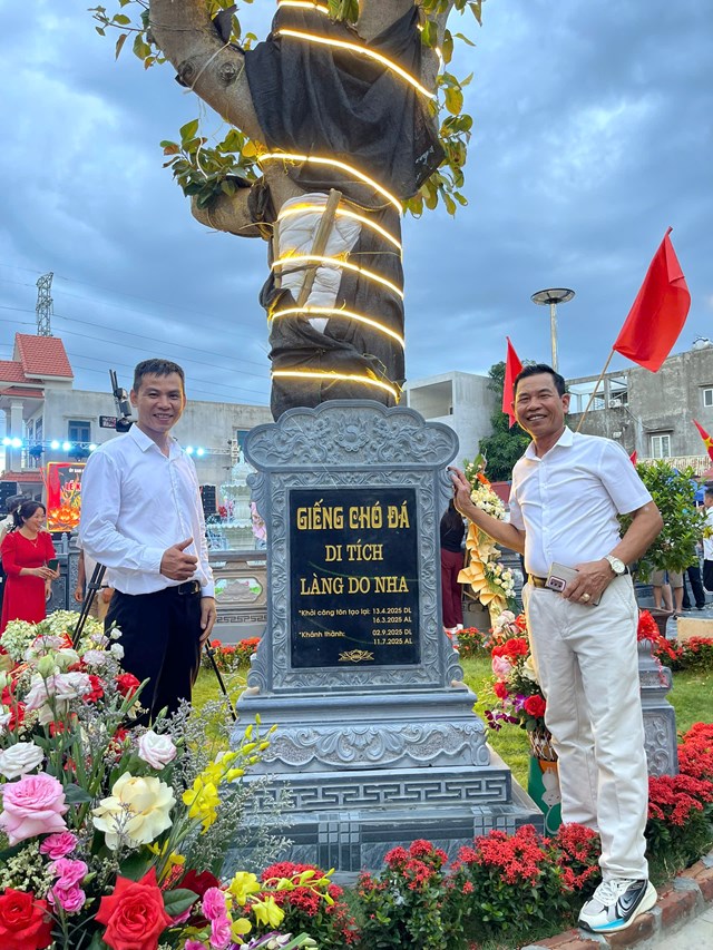 Phường An Dương khánh thành Giếng làng và 5 ông Chó đá: giữ hồn quê, gìn vàng tín ngưỡng - Ảnh 3