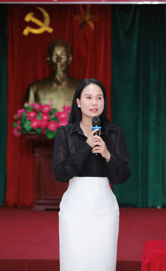 Bà Trần Thị Liên – Trưởng Ban Tổ chức, Tổng Giám đốc Công ty Truyền thông & Sự kiện Lyncha