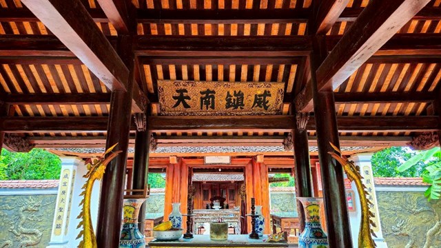 Ng&#244;i đền thi&#234;ng ở Xứ Nghệ: Đền Khai Long - dấu ấn sứ qu&#226;n Ng&#244; Xương X&#237; thế kỷ X - Ảnh 2