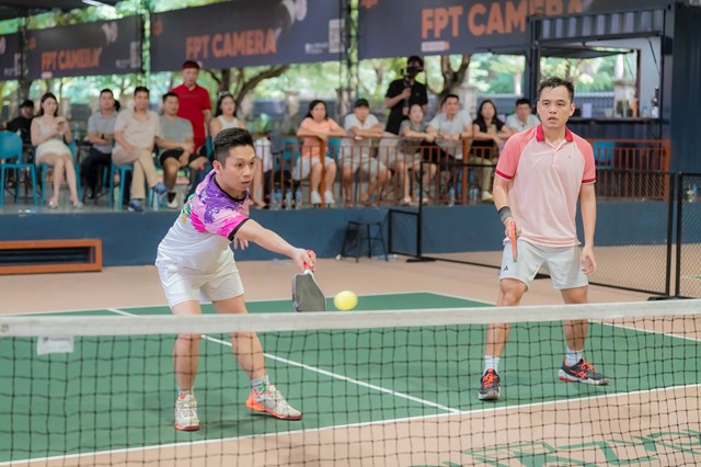 Không khí khai mạc và những màn thi đấu sôi nổi tại Giải Pickleball Tết Doanh nhân Trẻ 2025.