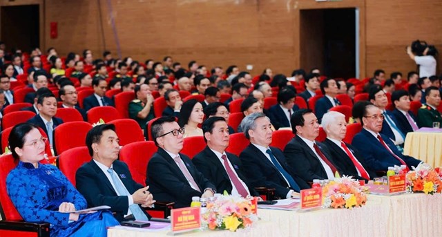 Đại hội Đảng bộ Nghệ An: "Tự cường, tự tin, tiến mạnh trong kỷ nguyên mới” - Ảnh 3