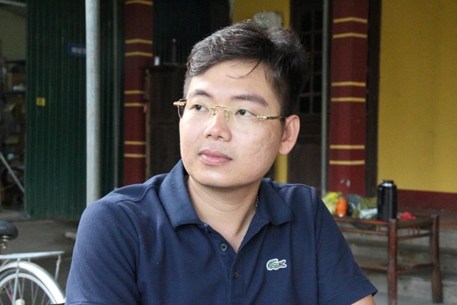 Anh Phạm Kim Tiến - Chủ nhiệm Hợp tác xã Nông nghiệp Sen quê Bác 