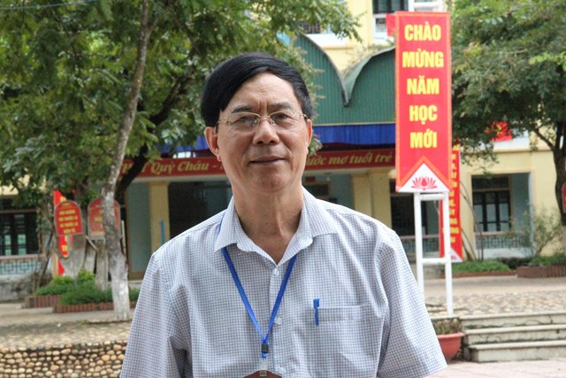 Thầy Cao Thanh Lưu, Hiệu trưởng Trường THPT Quỳ Châu