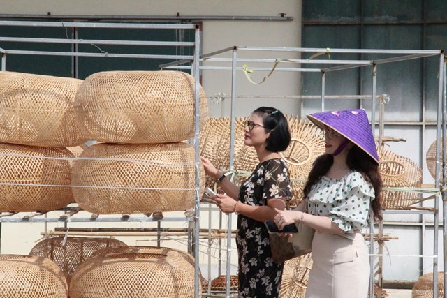 Các sản phẩm mây tre đan của Công ty Đức Phong đạt chuẩn 5 sao xuất sang Châu Âu