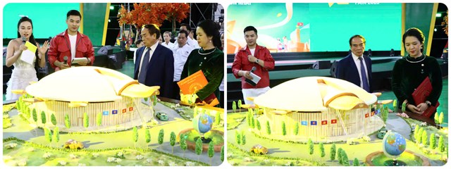 Ban thẩm định Tổ chức Kỷ lục Việt Nam kiểm tra tạo h&igrave;nh v&agrave; chất lượng m&ocirc; h&igrave;nh tại sự kiện (Ảnh: VietKings)