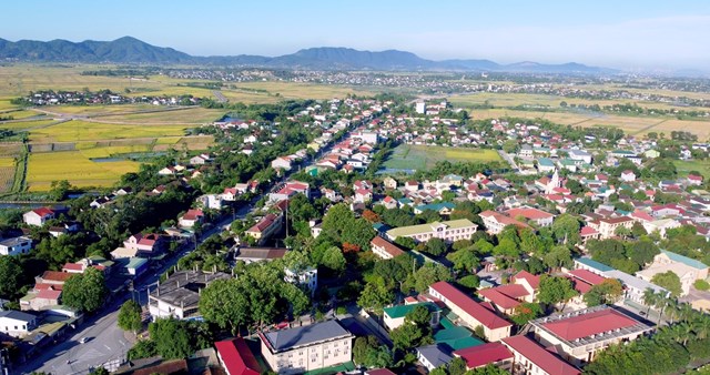 Một góc thị trấn Nam Đàn