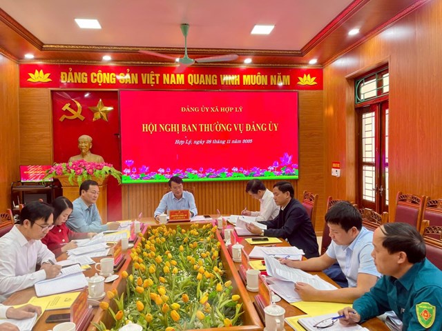 Đảng ủy x&#227; Hợp L&#253;: Chủ động, tr&#225;ch nhiệm trong chuẩn bị cho c&#225;c sự kiện ch&#237;nh trị quan trọng - Ảnh 1