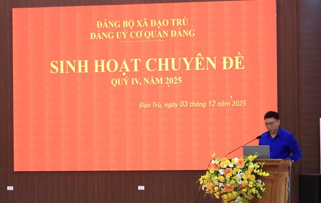 Đảng ủy xã Đạo Trù: Nêu cao tinh thần tự học, đáp ứng yêu cầu trong tình hình mới - Ảnh 2