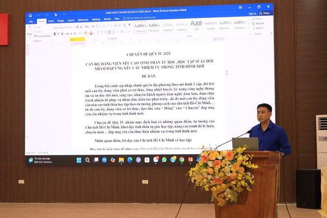 Đảng ủy xã Đạo Trù: Nêu cao tinh thần tự học, đáp ứng yêu cầu trong tình hình mới - Ảnh 3