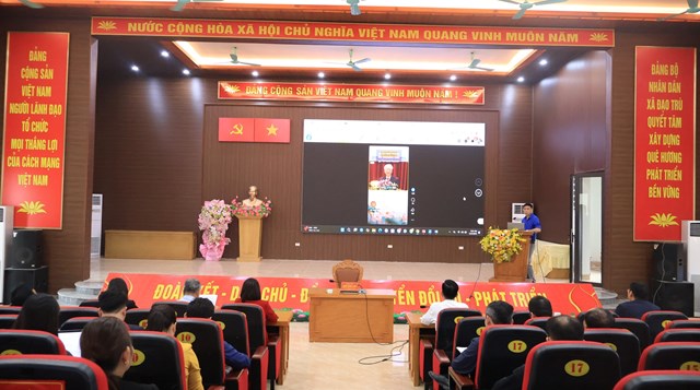 Đảng ủy xã Đạo Trù: Nêu cao tinh thần tự học, đáp ứng yêu cầu trong tình hình mới - Ảnh 4