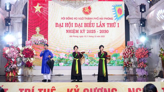 Chương trình biểu diễn nghệ thuật đặc sắc trong khuôn khổ Đại hội, thể hiện nét đẹp truyền thống và tinh thần đoàn kết của cộng đồng họ Ngô.