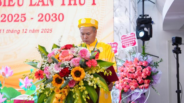 Ông Ngô Quang Nam, Phó Chủ tịch Thường trực HĐHN thành phố Hải Phòng - Trưởng BTC Đại hội