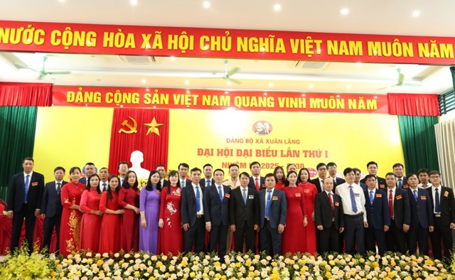 Ban Chấp hành Đảng bộ xã Xuân Lãng nhiệm kỳ 2025-2030