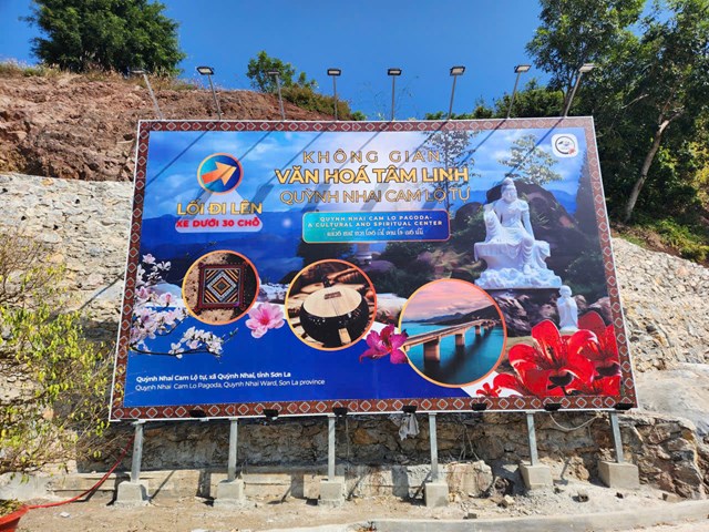 Không gian Văn hóa tâm linh Quỳnh Nhai Cam Lộ Tự (xã Quỳnh Nhai, tỉnh Sơn La).