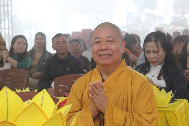 Ho&agrave; thượng Th&iacute;ch Thọ Lạc - Trưởng Ban Văn ho&aacute; Trung ương Gi&aacute;o hội Phật gi&aacute;o Việt Nam, Trụ tr&igrave; ch&ugrave;a Đại Tuệ