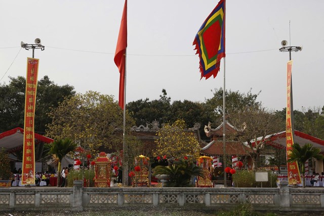 Quang cảnh Đền Lăng Sương, xã Tu Vũ, tỉnh Phú Thọ.