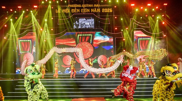 Biểu diễn nghệ thuật tại Lễ hội Đền Cờn 2026