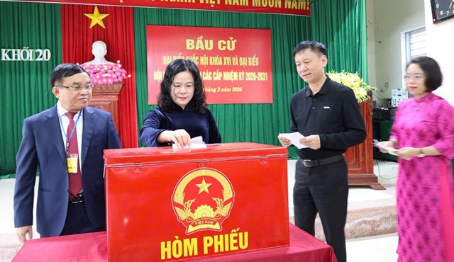 Ngày hội non sông rộn ràng khắp mọi miền tỉnh Nghệ An - Ảnh 7