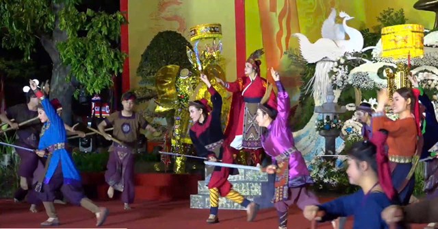 Các nghệ sĩ hóa thân thành nghĩa quân, khắc họa sức mạnh cộng đồng trong hành trình khai phá và bảo vệ vùng đất An Biên.