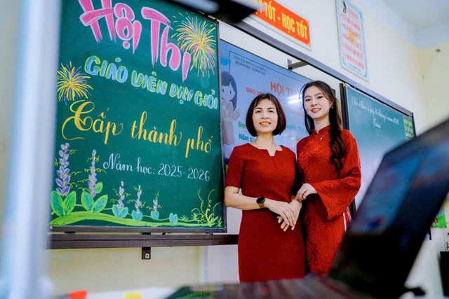 Giáo viên Trường Tiểu học Tân Tiến tỏa sáng tại Hội thi giáo viên dạy giỏi cấp thành phố Hải Phòng - Ảnh 1