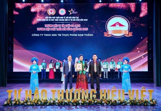 C&ocirc;ng ty Nam Thắng đạt Top 10 Thương hiệu Uy t&iacute;n Quốc gia năm 2025