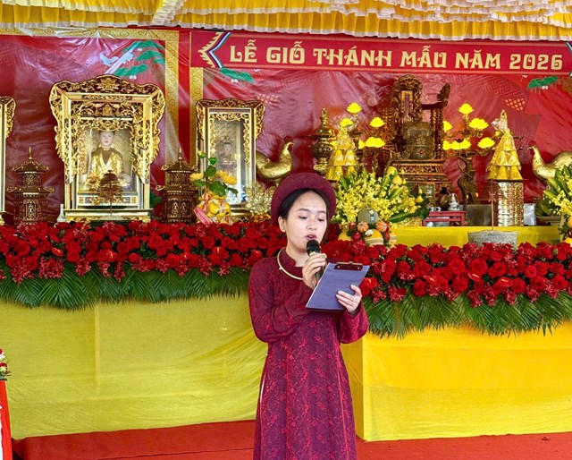 Dấu ấn văn hóa tâm linh từ lễ giỗ Thánh Mẫu Liễu Hạnh tại Đền Chợ Củi - Ảnh 4